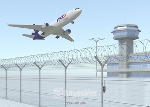 2D ограждения для аэропортов и аэродромов 